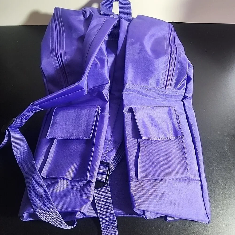 National Geographic Kids Video Really Wild Animals Purple Backpack 90’s  New